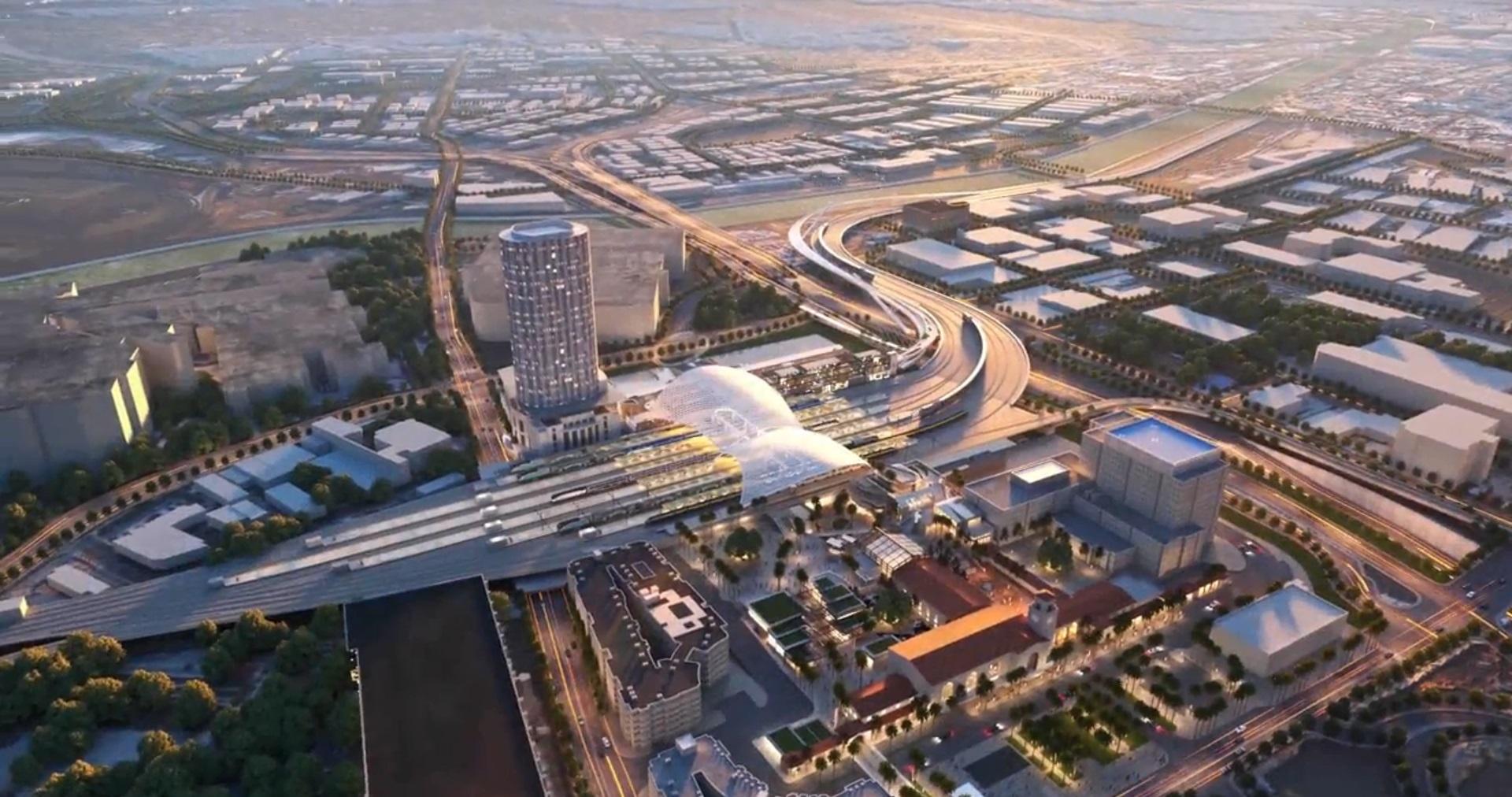 Flythrough video previews Link Union Station project